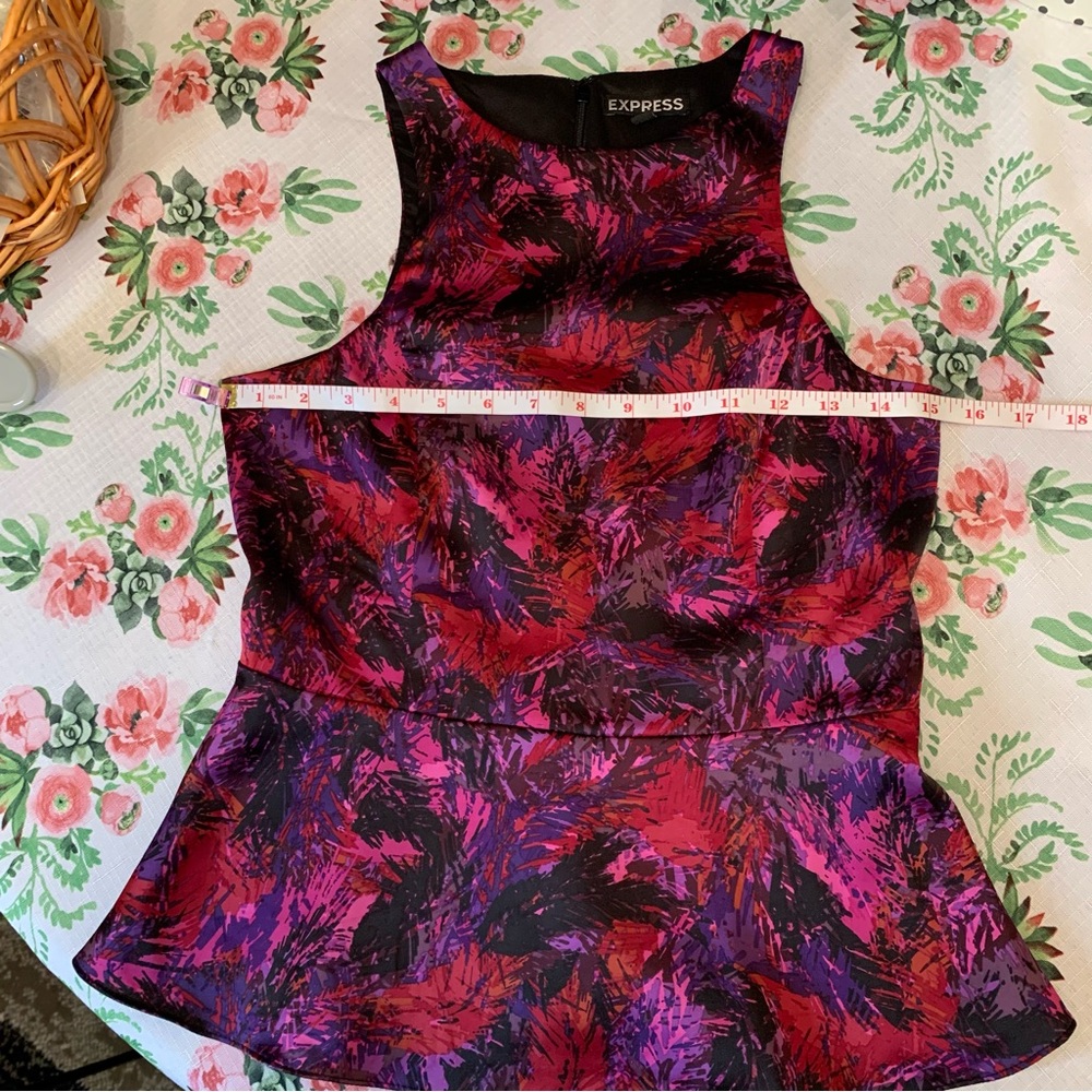 Express Junior Multicolor Patterned Tank Top - image 6